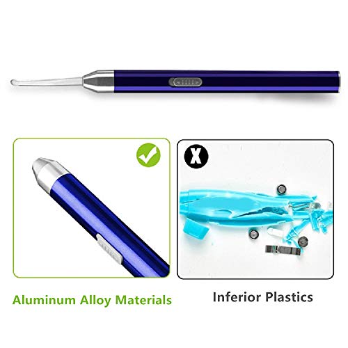 Ear Wax Removal Tool Cleaner for Humans with LED Light - Earpick Curette, Sta...