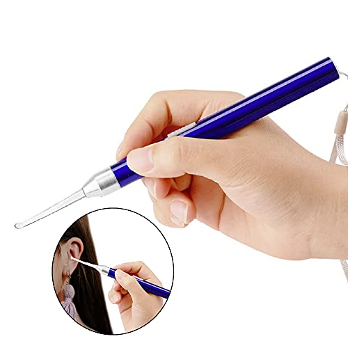 Ear Wax Removal Tool Cleaner for Humans with LED Light - Earpick Curette, Sta...
