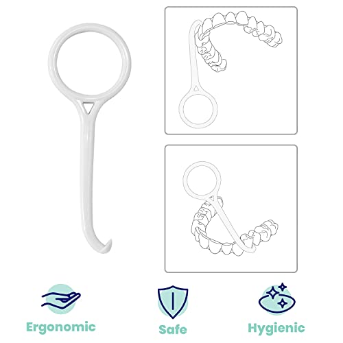 Orthodontic Retainer Case, Dental Mouth Guard Case with Lid Hinge, Denture Br...