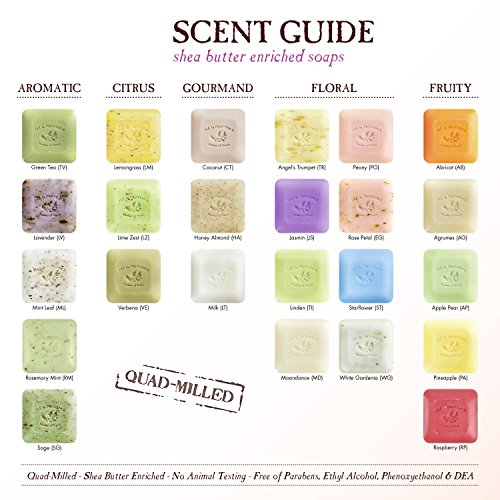 Pre de Provence Artisanal French Soap Bar Enriched with Shea Butter, Milk, 250 g