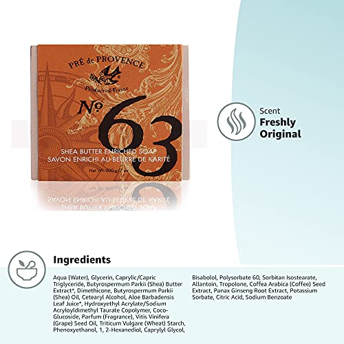 Pre de Provence No.63 Men's Collection, Soap Cube