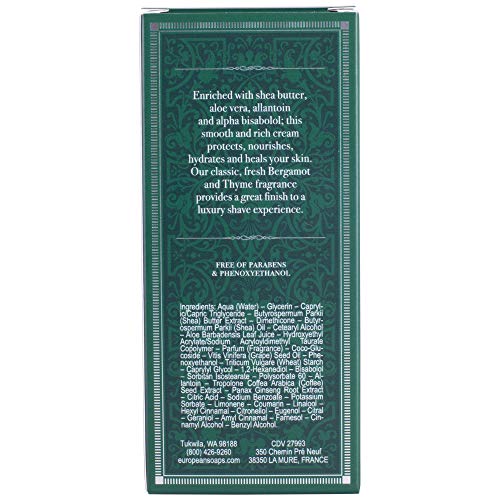 Pre de Provence Shea Butter Enriched Men's After Shave Balm, 2.5 Ounce - Berg...