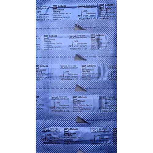 30 Precision Xtra Blood Glucose Test Strips, Unboxed, Sealed, Not Ketone Test...