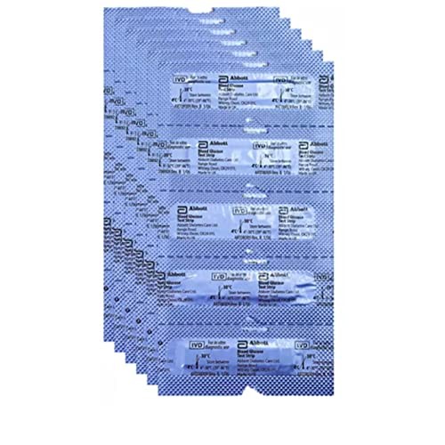 30 Precision Xtra Blood Glucose Test Strips, Unboxed, Sealed, Not Ketone Test...