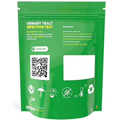 Pregmate 10 Urinary Tract Infection UTI Test Strips Individually Packed (10 C...