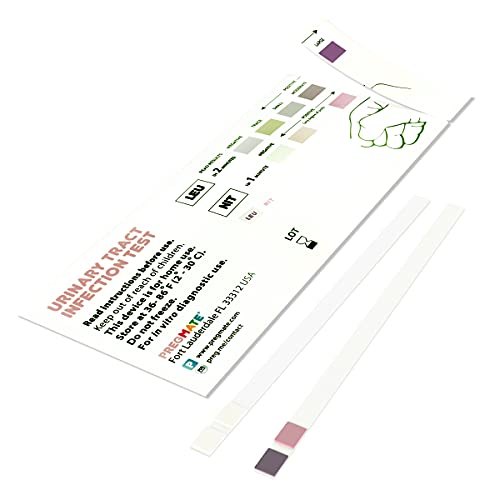 Pregmate 10 Urinary Tract Infection UTI Test Strips Individually Packed (10 C...