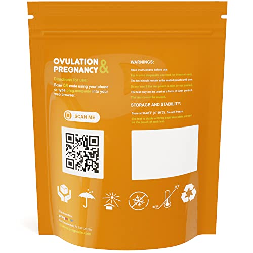 Pregmate 100 Ovulation and 20 Pregnancy Test Strips Predictor Kit