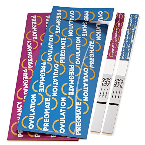 Pregmate 20 Ovulation and 5 Pregnancy Test Strips Predictor Kit