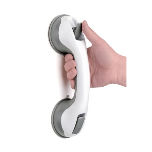 Premier Housewares Bathroom Support Handle With Suction - White/grey