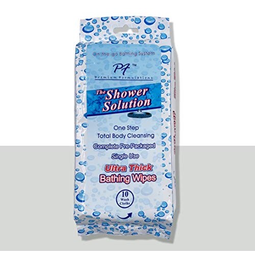 Premium Formulations Shower Solutions - Adult Bathing Wipes, Extra Large and ...