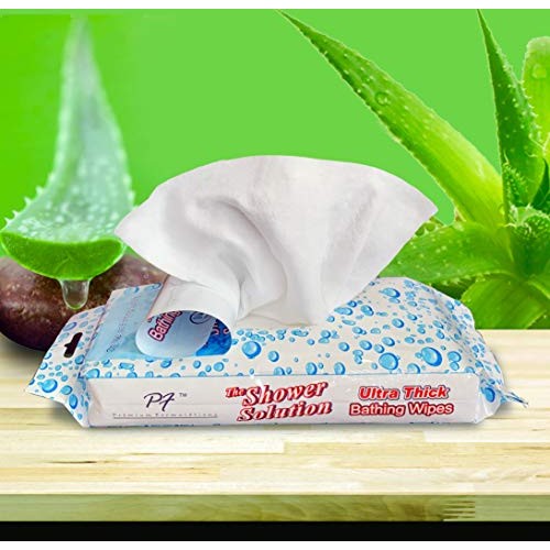 Premium Formulations Shower Solutions - Adult Bathing Wipes, Extra Large and ...