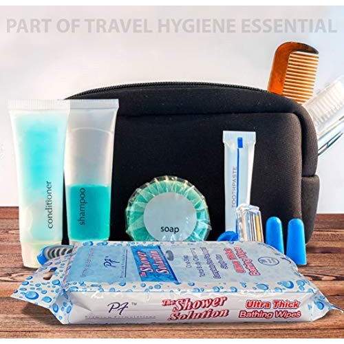 Premium Formulations Shower Solutions - Adult Bathing Wipes, Extra Large and ...