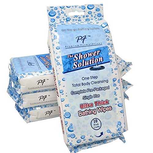 Premium Formulations Shower Solutions - Adult Bathing Wipes, Extra Large and ...