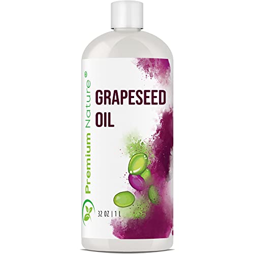 Grapeseed Oil Pure Carrier Oil - Cold Pressed Grape Seed Extract Carrier Oil ...