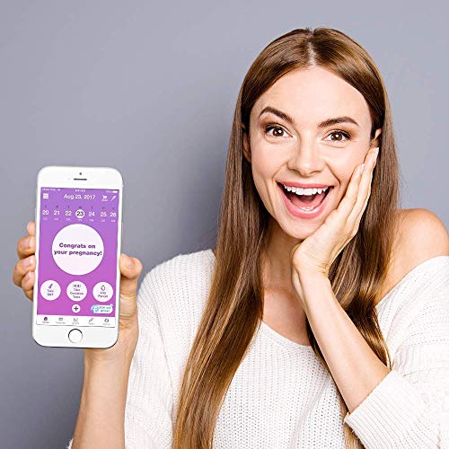 Premom Ovulation & Pregnancy Test Kit: 50 Quantitative Ovulation Strips & 20 ...