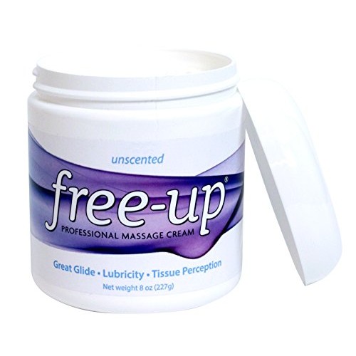PrePak Products Freeup Unscented Massage Cream Jar, 8 oz - MADE IN USA