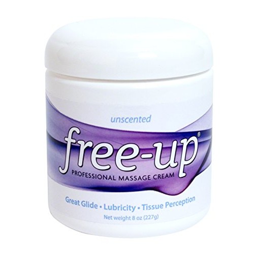 PrePak Products Freeup Unscented Massage Cream Jar, 8 oz - MADE IN USA