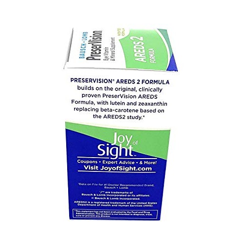 PreserVision AREDS 2 Eye Vitamin & Mineral Supplement (210 ct) with Lutein an...