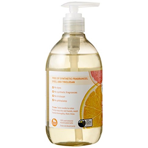 Amazon Brand - Presto! Biobased Hand Soap, Wild Citrus Scent, 12 Fluid Ounces...