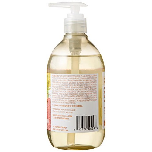 Amazon Brand - Presto! Biobased Hand Soap, Wild Citrus Scent, 12 Fluid Ounces...