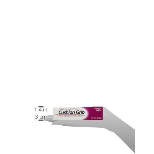 Cushion Grip Thermoplastic Denture Adhesive - 1 oz (Pack of 2)