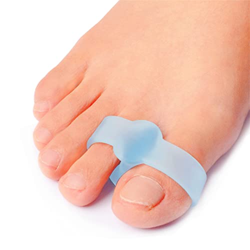 PrettSole 12 Pack Toe Separators, Toe Spacers with 2 Loops, Bunion Relief Pad...