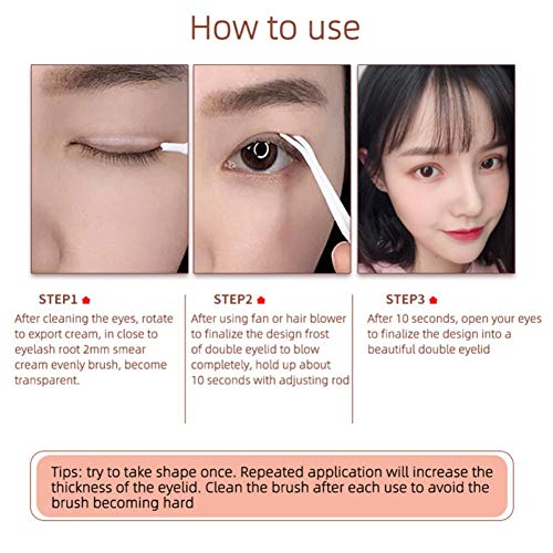 Pretty Comy Double Eyelid Glue Long-lasting Invisible Double Eyelid Eye Cream...