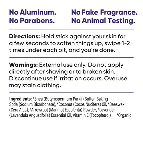 Pretty Frank Natural Deodorant Stick - No Aluminum Deodorant for Women, Men, ...