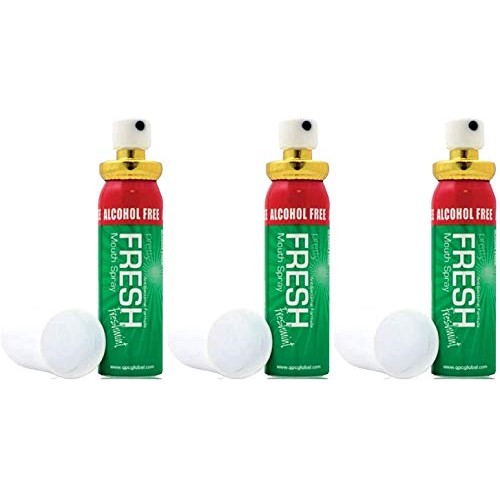 3 x Bottle Fresh Mint Breath for Bad Breath (3X 20ml).