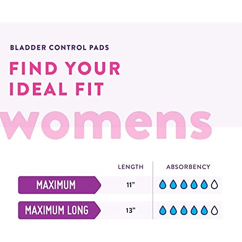 Prevail Maximum Absorbency Incontinence Bladder Control Pads, Long, 39 Count