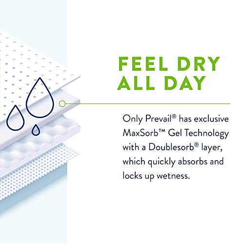 Prevail Per-Fit Maximum Absorbency Incontinence Briefs, Medium, 96 Count