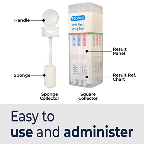 Prime Screen [1 Pack] 12 Panel Saliva Oral Fluid Test Kit, No Saturation Indi...