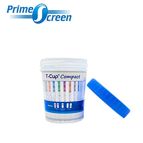 Prime Screen-12 Panel Multi Drug Urine Test Compact Cup (AMP,BAR,BUP,BZO,COC,...