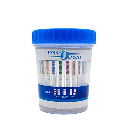 Prime Screen-12 Panel Multi Drug Urine Test Compact Cup (AMP,BAR,BUP,BZO,COC,...