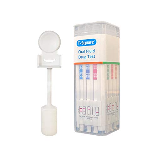 Prime Screen [5 Pack] 12 Panel Saliva Oral Fluid Test Kit, No Saturation Indi...