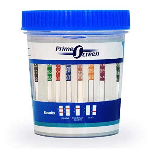 Prime Screen Multi Drug Test Cup 10 Panel Kit - Urine Screening Test Marijuan...