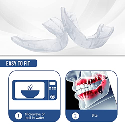 Principal American Custom Night Guards for Teeth Grinding, 2 Pack with Mouth ...