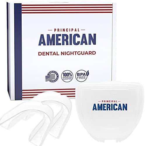 Principal American Custom Night Guards for Teeth Grinding, 2 Pack with Mouth ...