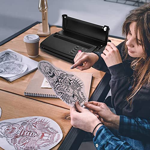 Priomive Tattoo Transfer Machine, Tattoo Transfer Machine Kit Permanent Tatto...