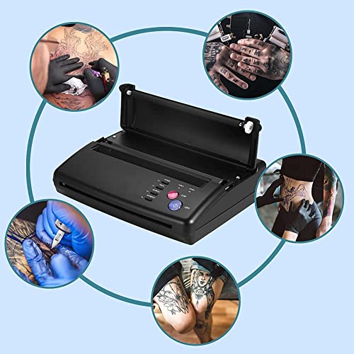 Priomive Tattoo Transfer Machine, Tattoo Transfer Machine Kit Permanent Tatto...