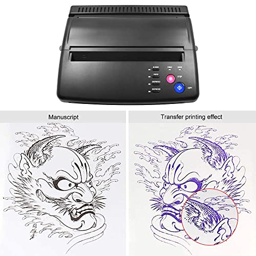 Priomive Tattoo Transfer Machine, Tattoo Transfer Machine Kit Permanent Tatto...