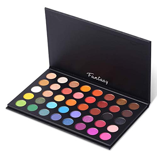 Highly Pigmented Eye Makeup Palette , Matte Shimmer Metallic Eyeshadow Pallet...
