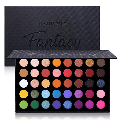 Highly Pigmented Eye Makeup Palette , Matte Shimmer Metallic Eyeshadow Pallet...