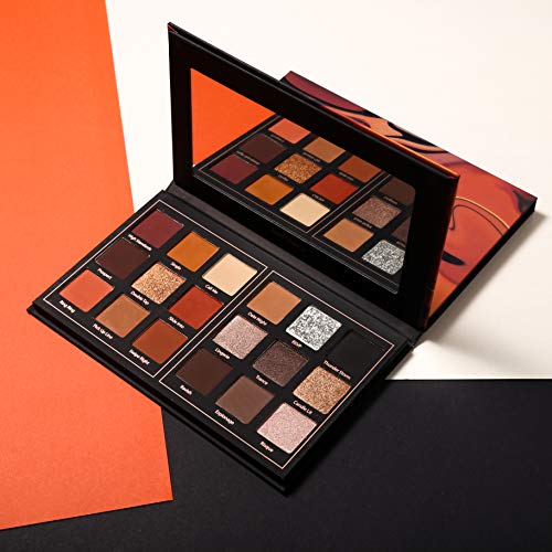 Matte Eyeshadow Palette Pro 18 Colors Pigmented Shimmer Glitter Eye Shadow Pa...