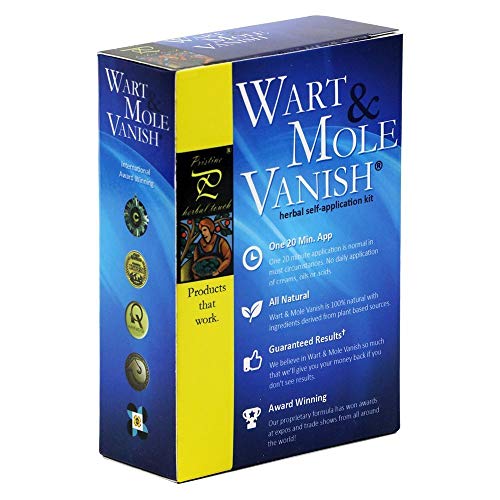 Pristine Herbal Touch - Wart & Mole Vanish, All Natural Mole & Skin Tag Remov...