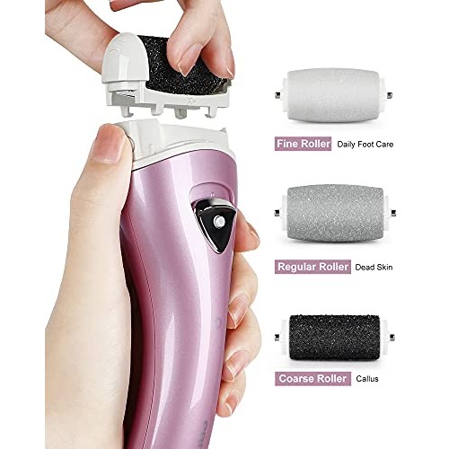 Electric Feet Callus Removers Rechargeable,Portable Electronic Foot File Pedi...