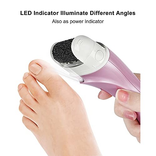 Electric Feet Callus Removers Rechargeable,Portable Electronic Foot File Pedi...