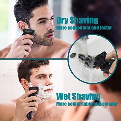 Mens Electric Razor for Men Electric Face Shavers Rechargeable Shaving Men's ...