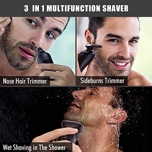 Mens Electric Razor for Men Electric Face Shavers Rechargeable Shaving Men's ...