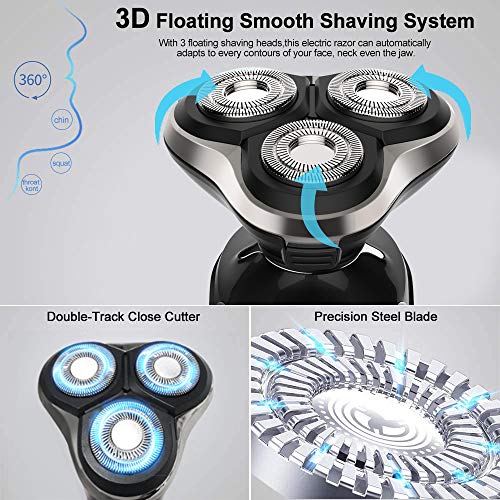 Mens Electric Razor for Men Electric Face Shavers Rechargeable Shaving Men's ...